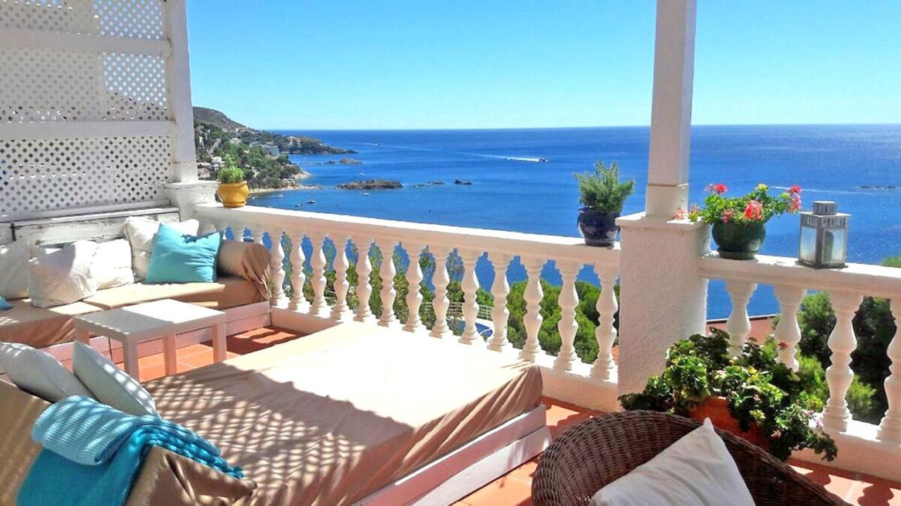 Amazing Seaview Apartment With Terrace & Parking - Casa Artevida Roses Luaran gambar