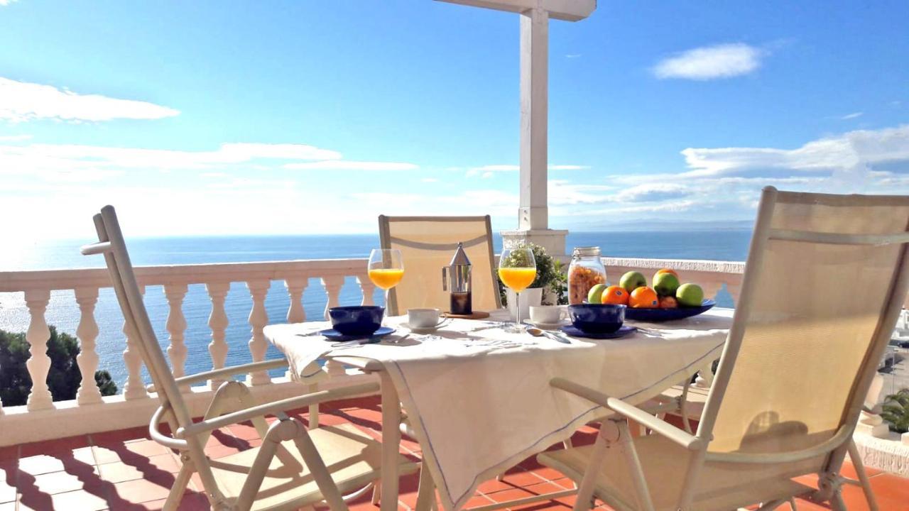 Amazing Seaview Apartment With Terrace & Parking - Casa Artevida Roses Luaran gambar